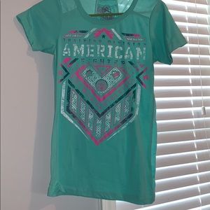 American fighter T-shirt size small